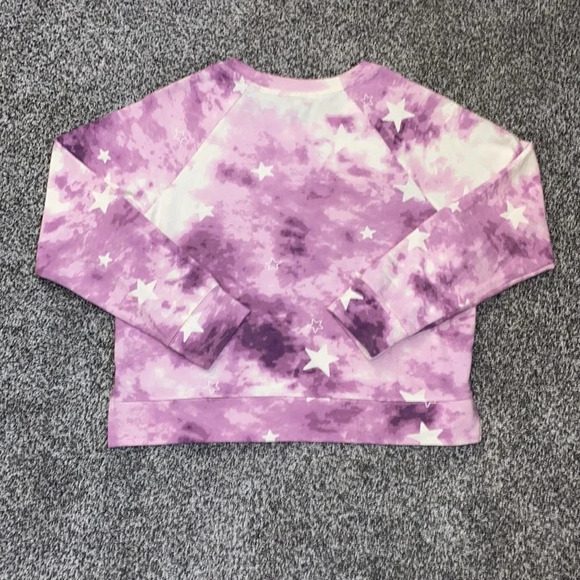 Wildfox Purple Tie-Dye Star Print Pullover Sweatshirt Medium - Picture 6 of 6